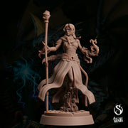 Air Elemdar Druid- Sordane Publishing | 28mm and 32mm | Wargaming | DnD | Tabletop Roleplaying