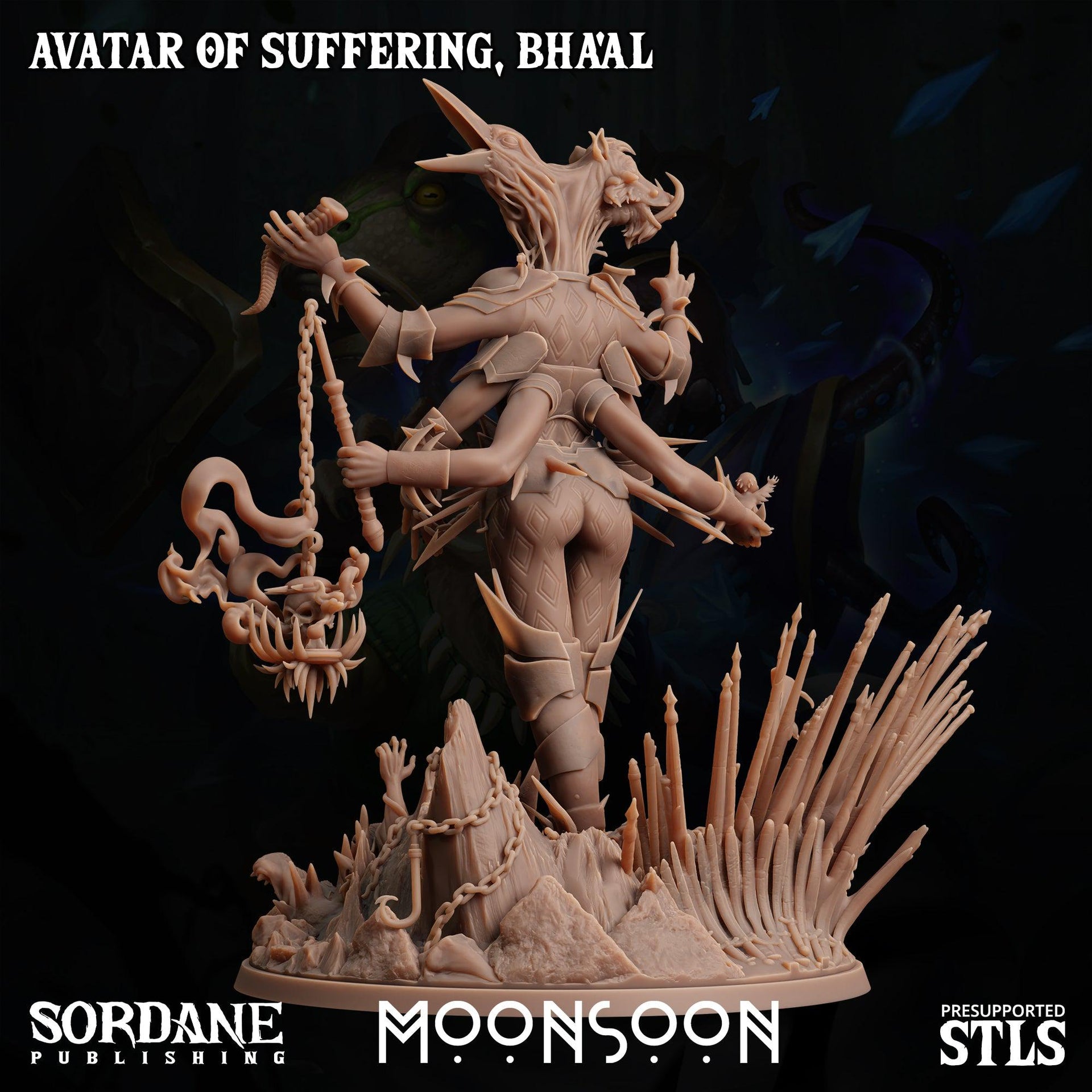 Avatar of Suffering, Bhaal - Sordane Publishing | 28mm and 32mm | Wargaming | DnD | Tabletop Roleplaying