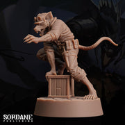 Wererat Scout - Sordane Publishing | 28mm and 32mm | Wargaming | DnD | Tabletop Roleplaying