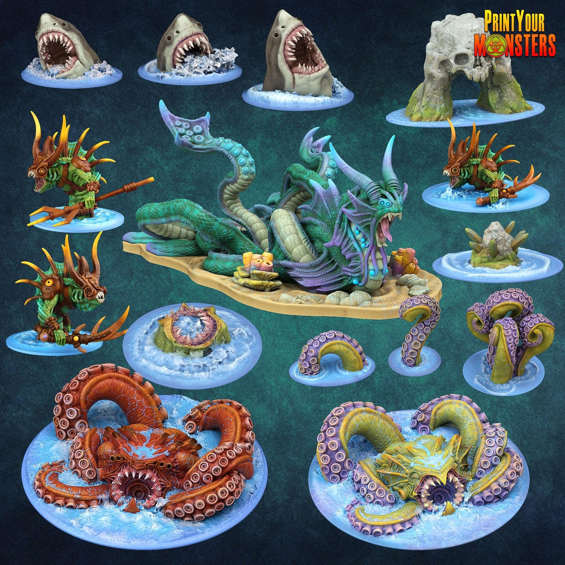 Leviathan - Print Your Monsters | 28mm and 32mm | Wargaming | DnD | Tabletop Roleplaying