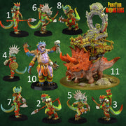 Lizardmen Army Pack - Print Your Monsters | 28mm and 32mm | Wargaming | DnD | Tabletop Roleplaying