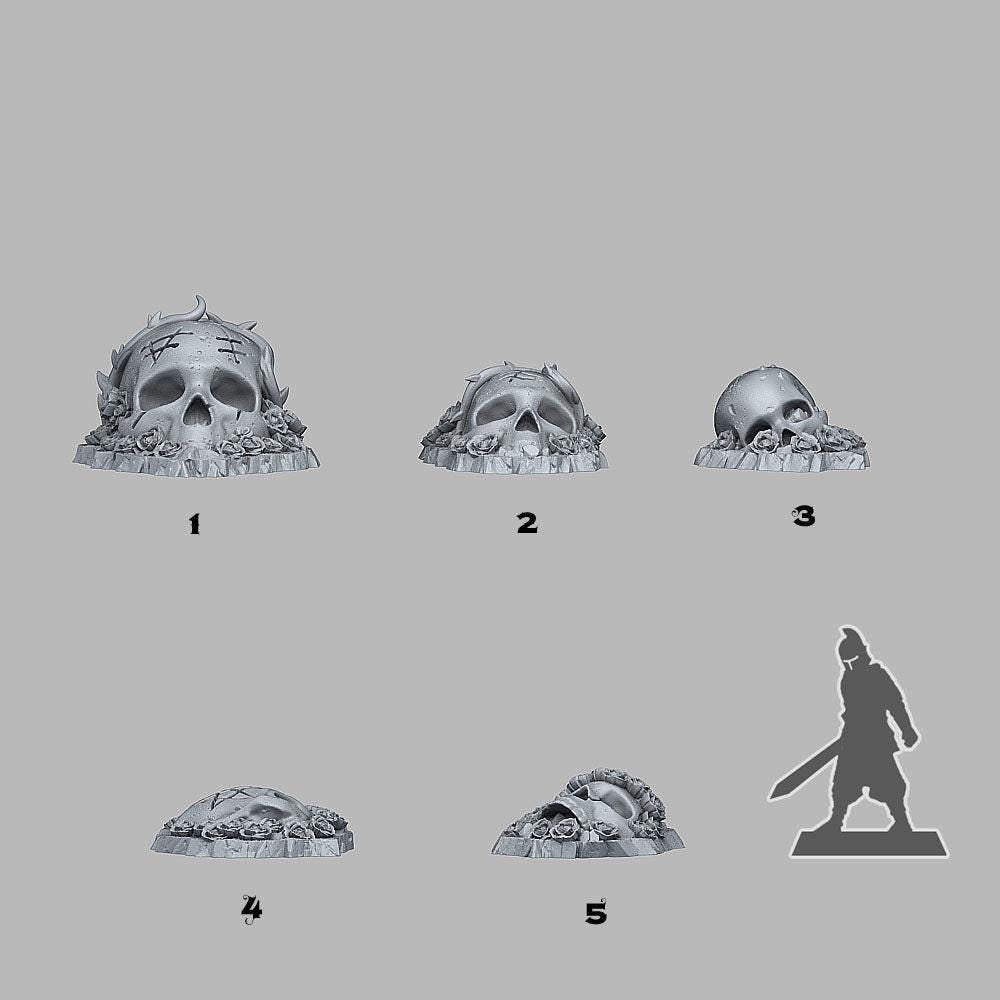 Roses of Death - Fantastic Plants and Rocks | 28mm and 32mm | Wargaming | DnD | Tabletop Roleplaying