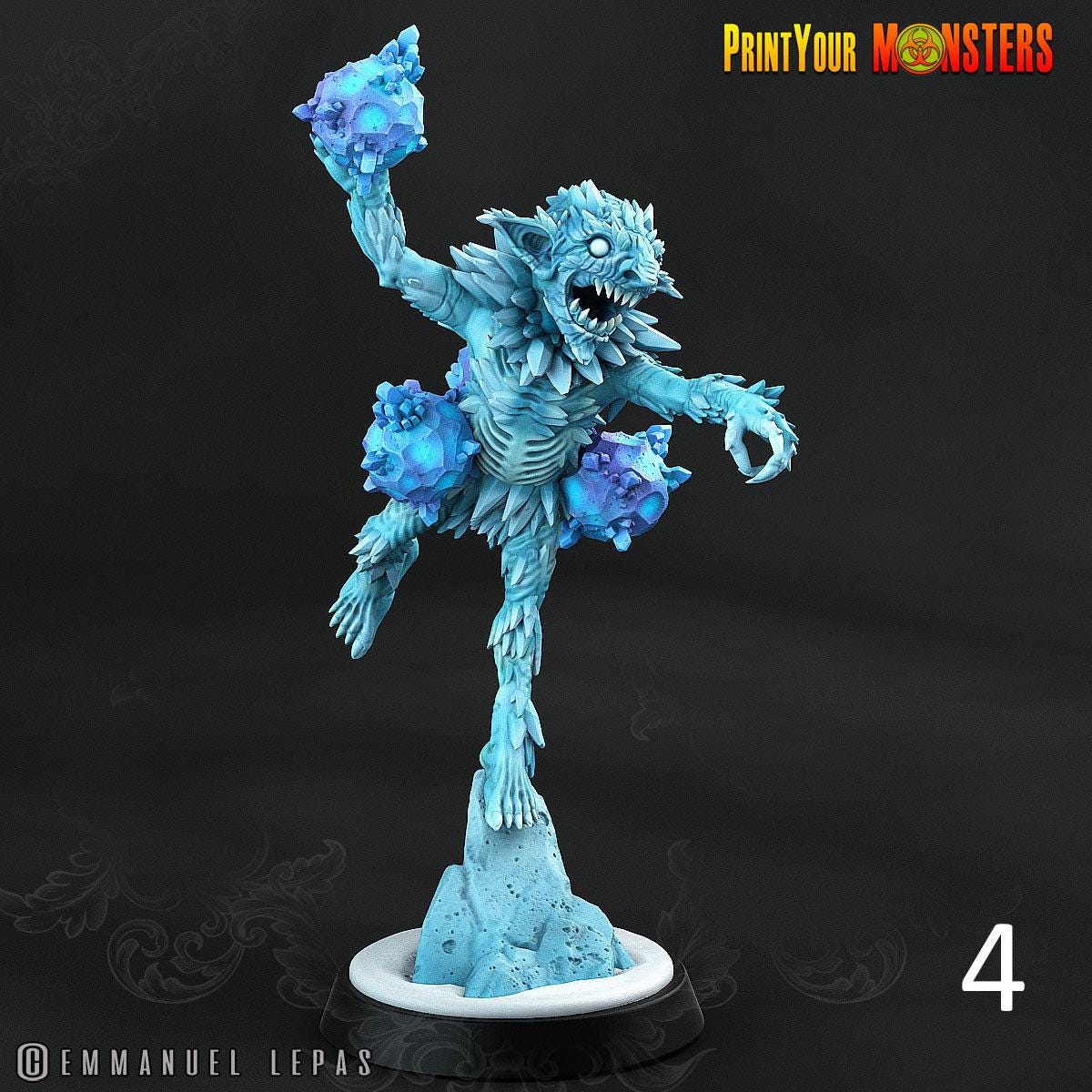Ice Shard Goblins - Print Your Monsters | 28mm and 32mm | Wargaming | DnD | Tabletop Roleplaying