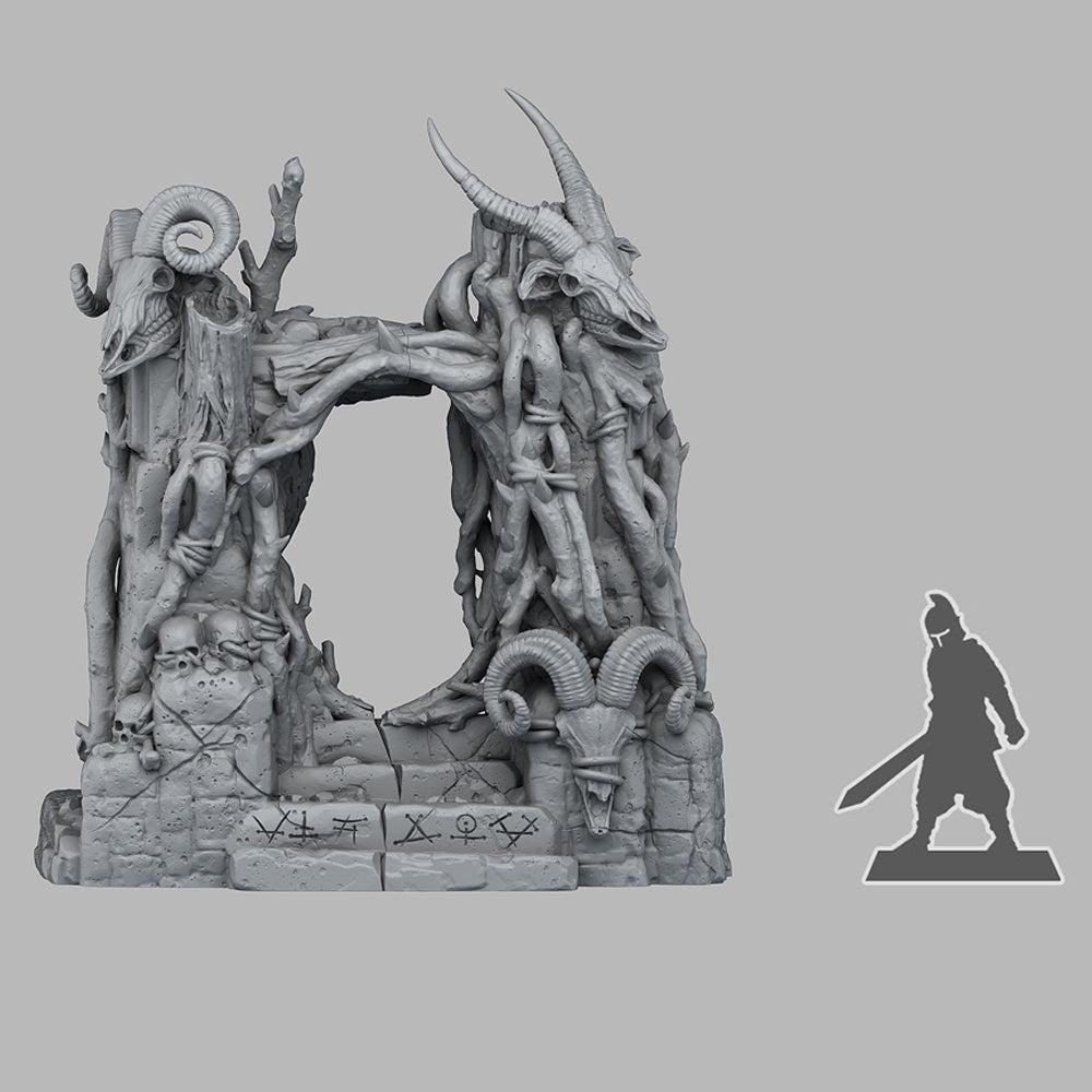 Witch Portal - Print Your Monsters, Fantastic Portals | 28mm and 32mm | Wargaming | DnD | Tabletop Roleplaying