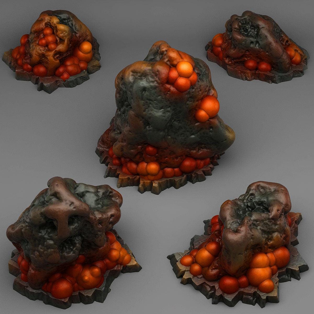 Virus Rocks - Fantastic Plants and Rocks | 28mm and 32mm | Wargaming | DnD | Tabletop Roleplaying