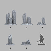 Mystical Tree Trunk - Fantastic Plants and Rocks | 28mm and 32mm | Wargaming | DnD | Tabletop Roleplaying