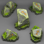 Oriented Traveler Stones - Fantastic Plants and Rocks | 28mm and 32mm | Wargaming | DnD | Tabletop Roleplaying