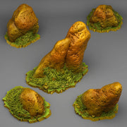 Praerie Natural Stones - Fantastic Plants and Rocks | 28mm and 32mm | Wargaming | DnD | Tabletop Roleplaying