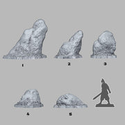 Praerie Natural Stones - Fantastic Plants and Rocks | 28mm and 32mm | Wargaming | DnD | Tabletop Roleplaying