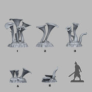 Toxic Swamp Plants - Fantastic Plants and Rocks | 28mm and 32mm | Wargaming | DnD | Tabletop Roleplaying