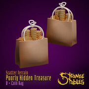 Poorly HIdden Terrain. Stashed Look Scatter Decor - Strange Stables | 28mm and 32mm | Wargaming | DnD | Tabletop Roleplaying