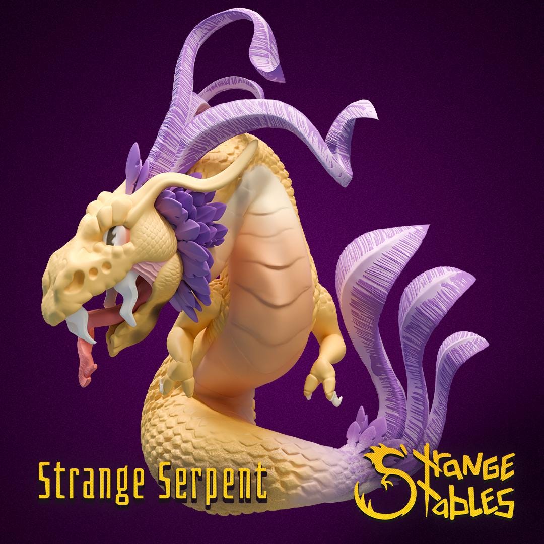 Strange Serpent - Strange Stables | 28mm and 32mm | Wargaming | DnD | Tabletop Roleplaying