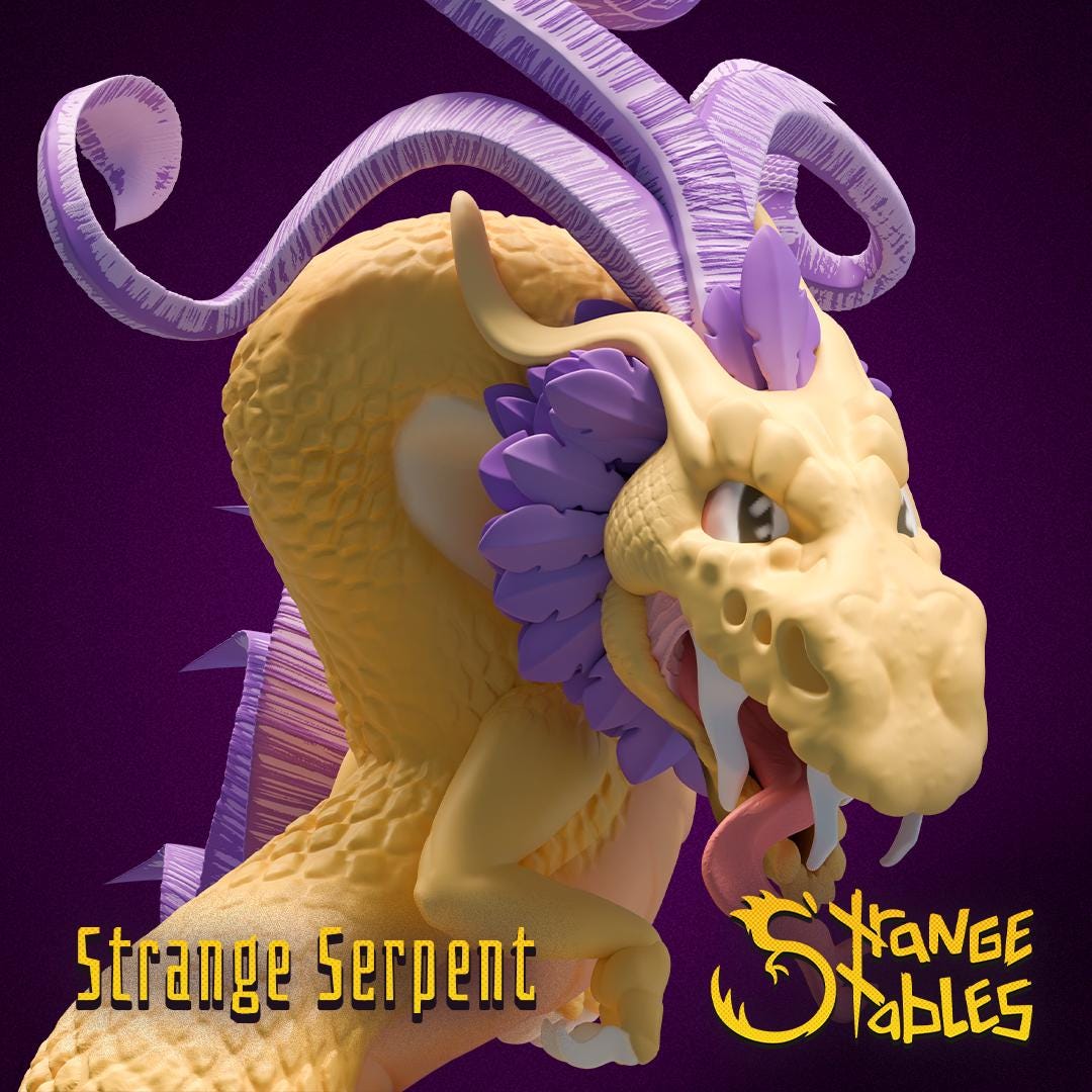 Strange Serpent - Strange Stables | 28mm and 32mm | Wargaming | DnD | Tabletop Roleplaying
