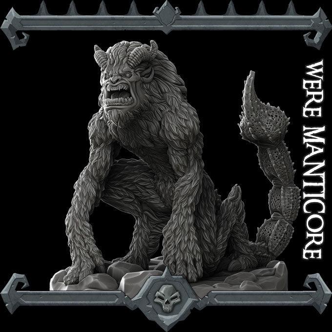 WereManticore - Rocket Pig Games | 28mm and 32mm | Wargaming | DnD | Tabletop Roleplaying