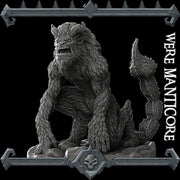 WereManticore - Rocket Pig Games | 28mm and 32mm | Wargaming | DnD | Tabletop Roleplaying