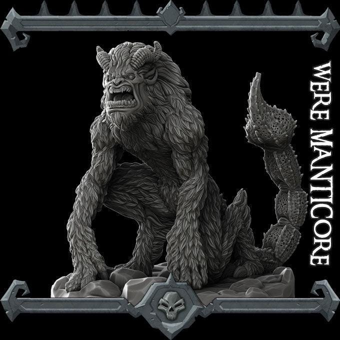 WereManticore - Rocket Pig Games | 28mm and 32mm | Wargaming | DnD | Tabletop Roleplaying