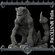 WereManticore - Rocket Pig Games | 28mm and 32mm | Wargaming | DnD | Tabletop Roleplaying