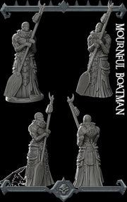Mournful Boatman - Rocket Pig Games | 28mm and 32mm | Wargaming | DnD | Tabletop Roleplaying