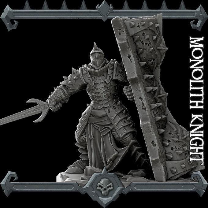 Monolith Knight - Rocket Pig Games | 28mm and 32mm | Wargaming | DnD | Tabletop Roleplaying