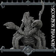 Scorpion Pharaoh - Rocket Pig Games | 28mm and 32mm | Wargaming | DnD | Tabletop Roleplaying