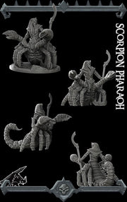 Scorpion Pharaoh - Rocket Pig Games | 28mm and 32mm | Wargaming | DnD | Tabletop Roleplaying