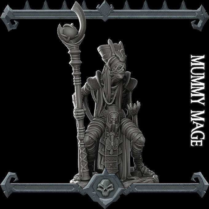 Mummy Mage - Rocket Pig Games | 28mm and 32mm | Wargaming | DnD | Tabletop Roleplaying