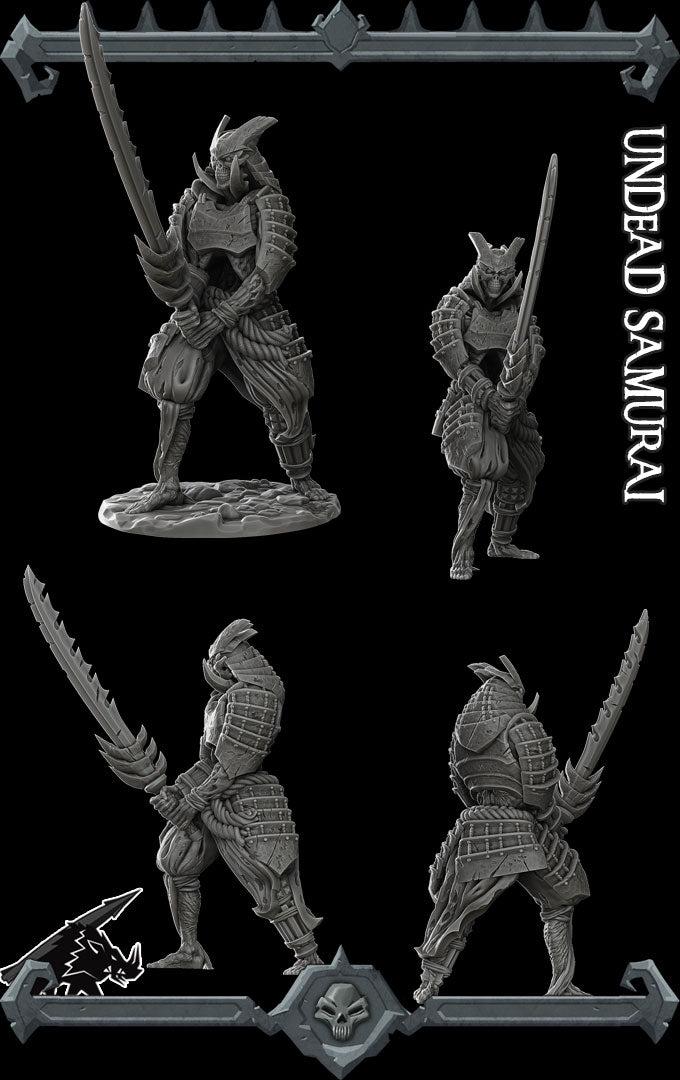 Undead Samurai - Rocket Pig Games | 28mm and 32mm | Wargaming | DnD | Tabletop Roleplaying