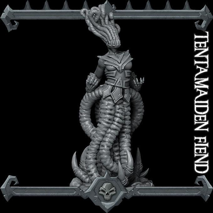 Tentamaiden Fiend - Rocket Pig Games | 28mm and 32mm | Wargaming | DnD | Tabletop Roleplaying