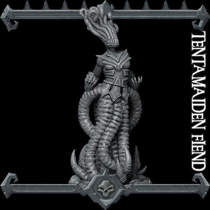 Tentamaiden Fiend - Rocket Pig Games | 28mm and 32mm | Wargaming | DnD | Tabletop Roleplaying