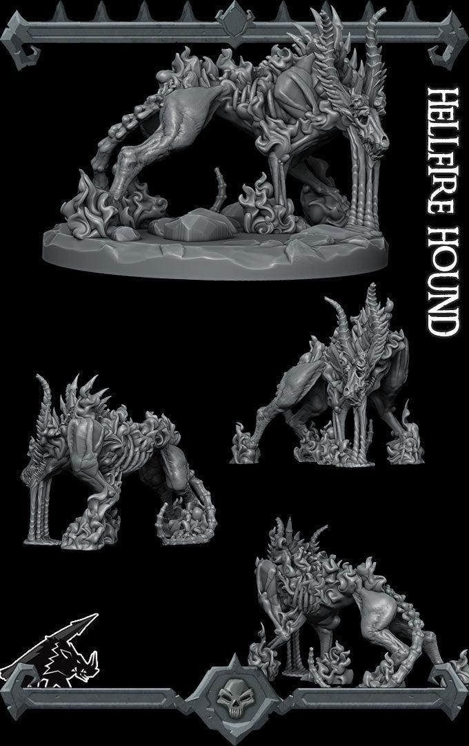 Hellfire Hound - Rocket Pig Games | 28mm and 32mm | Wargaming | DnD | Tabletop Roleplaying