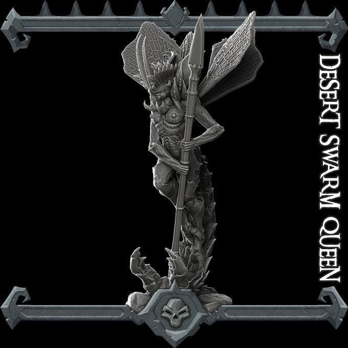 Desert Swarm Queen - Rocket Pig Games | 28mm and 32mm | Wargaming | DnD | Tabletop Roleplaying