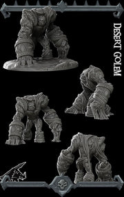 Desert Golem - Rocket Pig Games | 28mm and 32mm | Wargaming | DnD | Tabletop Roleplaying