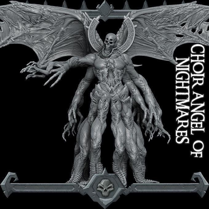 Choir Angel Of Nightmares - Rocket Pig Games | 28mm and 32mm | Wargaming | DnD | Tabletop Roleplaying