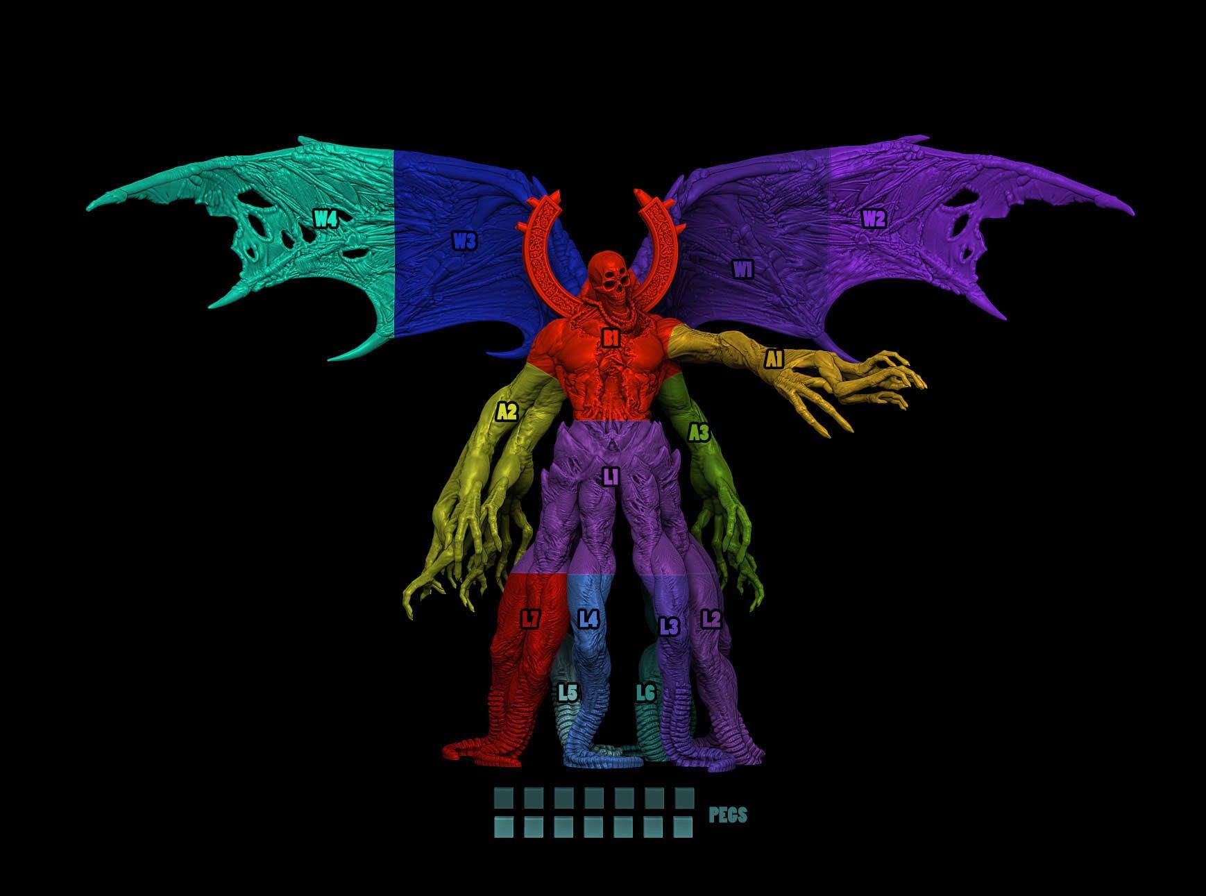 Choir Angel Of Nightmares - Rocket Pig Games | 28mm and 32mm | Wargaming | DnD | Tabletop Roleplaying