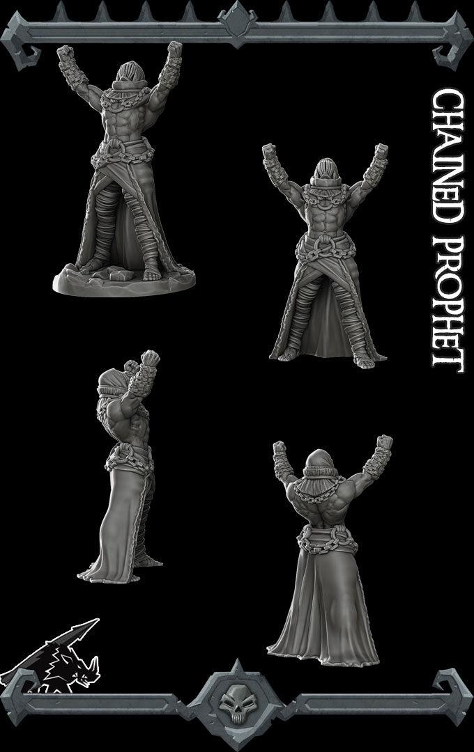Chained Prophet - Rocket Pig Games | 28mm and 32mm | Wargaming | DnD | Tabletop Roleplaying