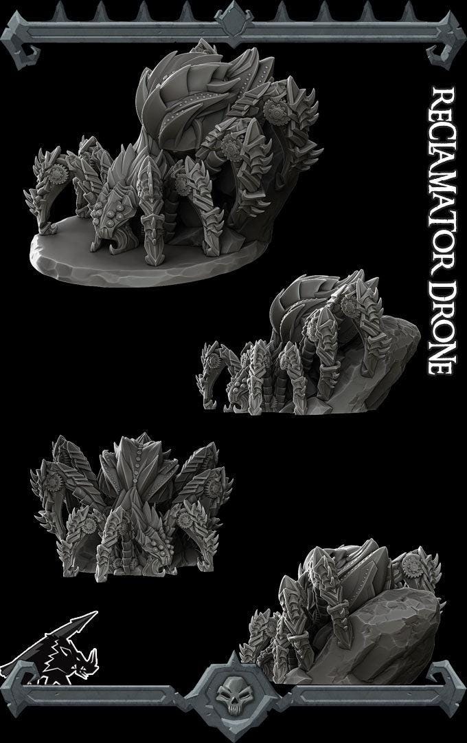 Reclamator Drone - Rocket Pig Games | 28mm and 32mm | Wargaming | DnD | Tabletop Roleplaying