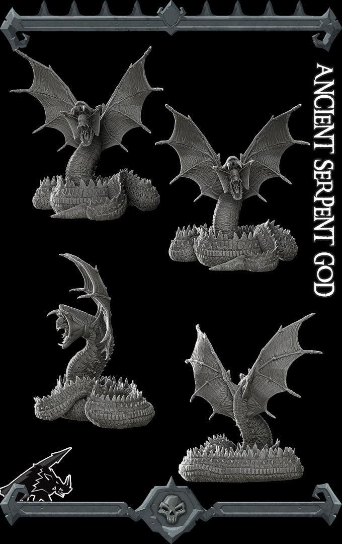 Ancient Serpent God - Rocket Pig Games | 28mm and 32mm | Wargaming | DnD | Tabletop Roleplaying