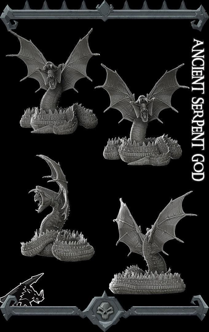 Ancient Serpent God - Rocket Pig Games | 28mm and 32mm | Wargaming | DnD | Tabletop Roleplaying