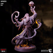 Arokhenes, Wizard Prisoner - Goetia Miniatures | 28mm and 32mm | Wargaming | DnD | Tabletop Roleplaying