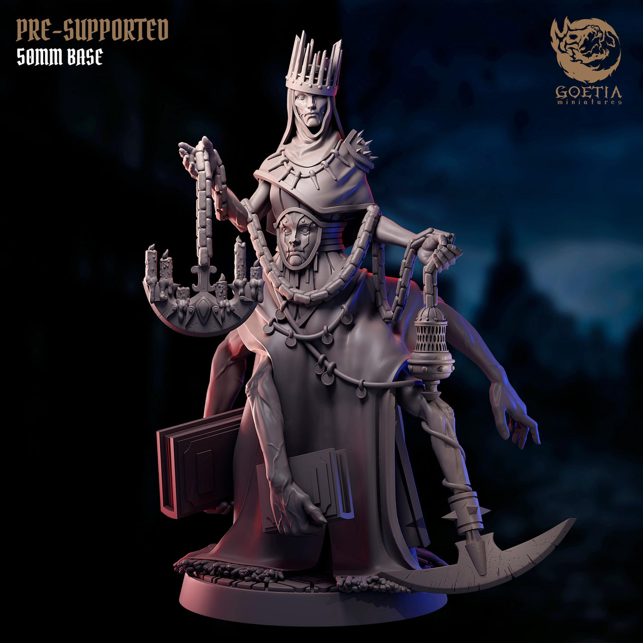 Princess Gunilda of Caleberg, Mutant Royal - Goetia Miniatures | 28mm and 32mm | Wargaming | DnD | Tabletop Roleplaying