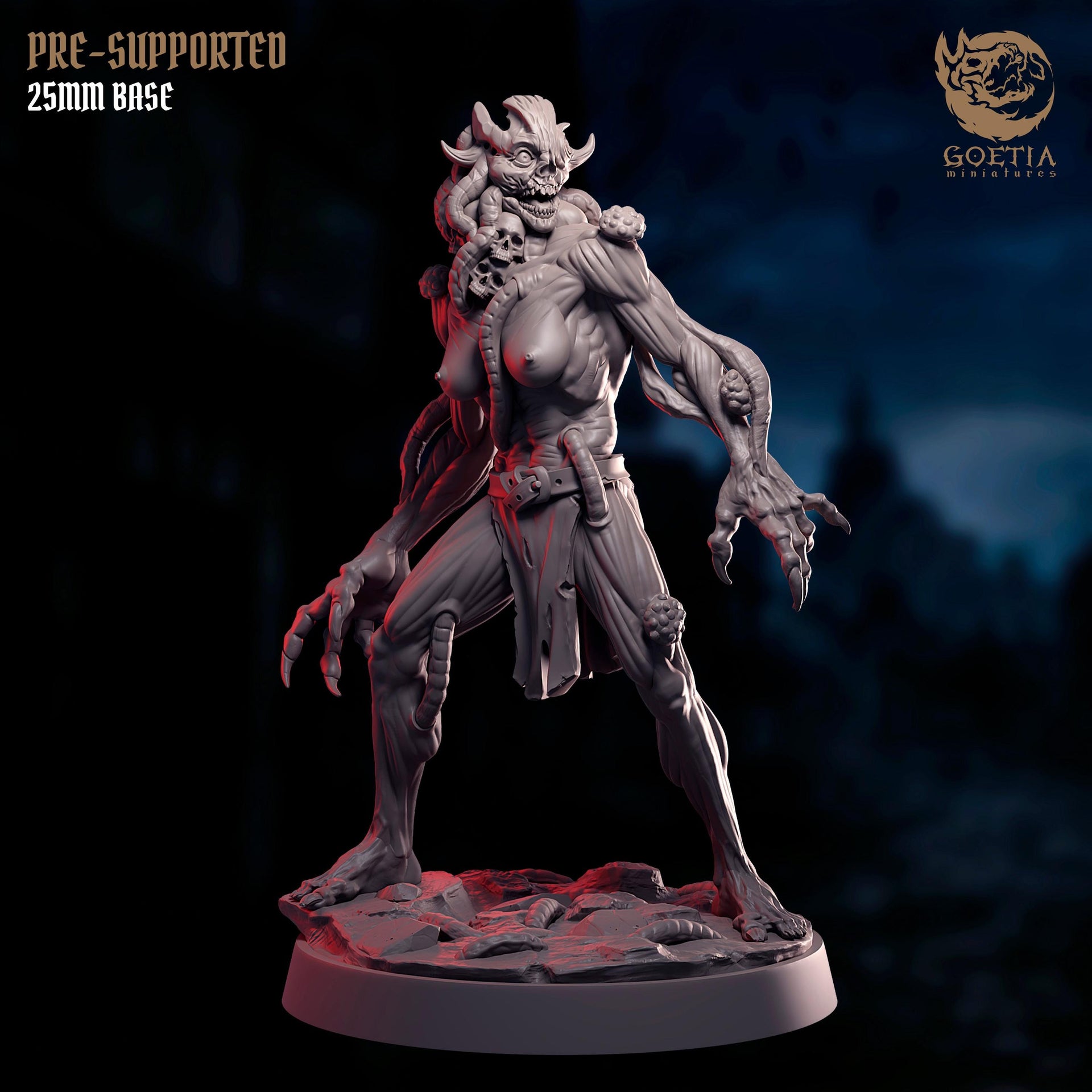 Alzir Spawn, Mutant Champions - Goetia Miniatures | 28mm and 32mm | Wargaming | DnD | Tabletop Roleplaying