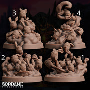 Cloudhoppers. Flying Cloud Rabbits - Sordane Publishing | 28mm and 32mm | Wargaming | DnD | Tabletop Roleplaying