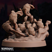 Cloudhoppers. Flying Cloud Rabbits - Sordane Publishing | 28mm and 32mm | Wargaming | DnD | Tabletop Roleplaying
