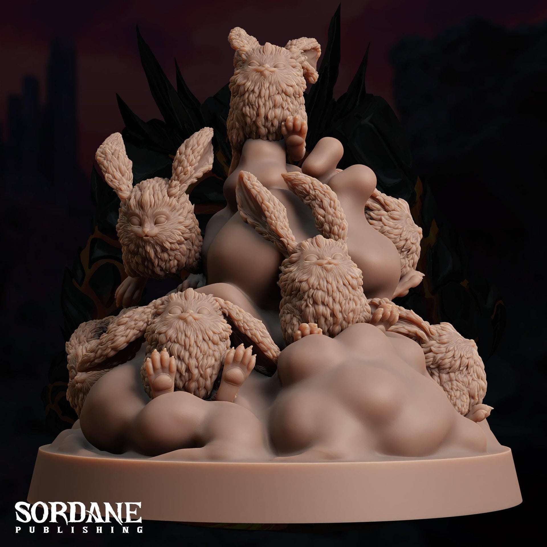 Cloudhoppers. Flying Cloud Rabbits - Sordane Publishing | 28mm and 32mm | Wargaming | DnD | Tabletop Roleplaying
