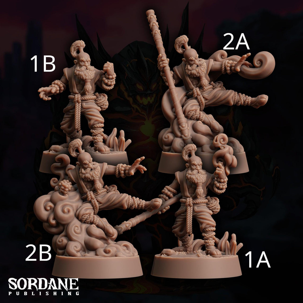Astrar Dwarf Sky Monk - Sordane Publishing | 28mm and 32mm | Wargaming | DnD | Tabletop Roleplaying