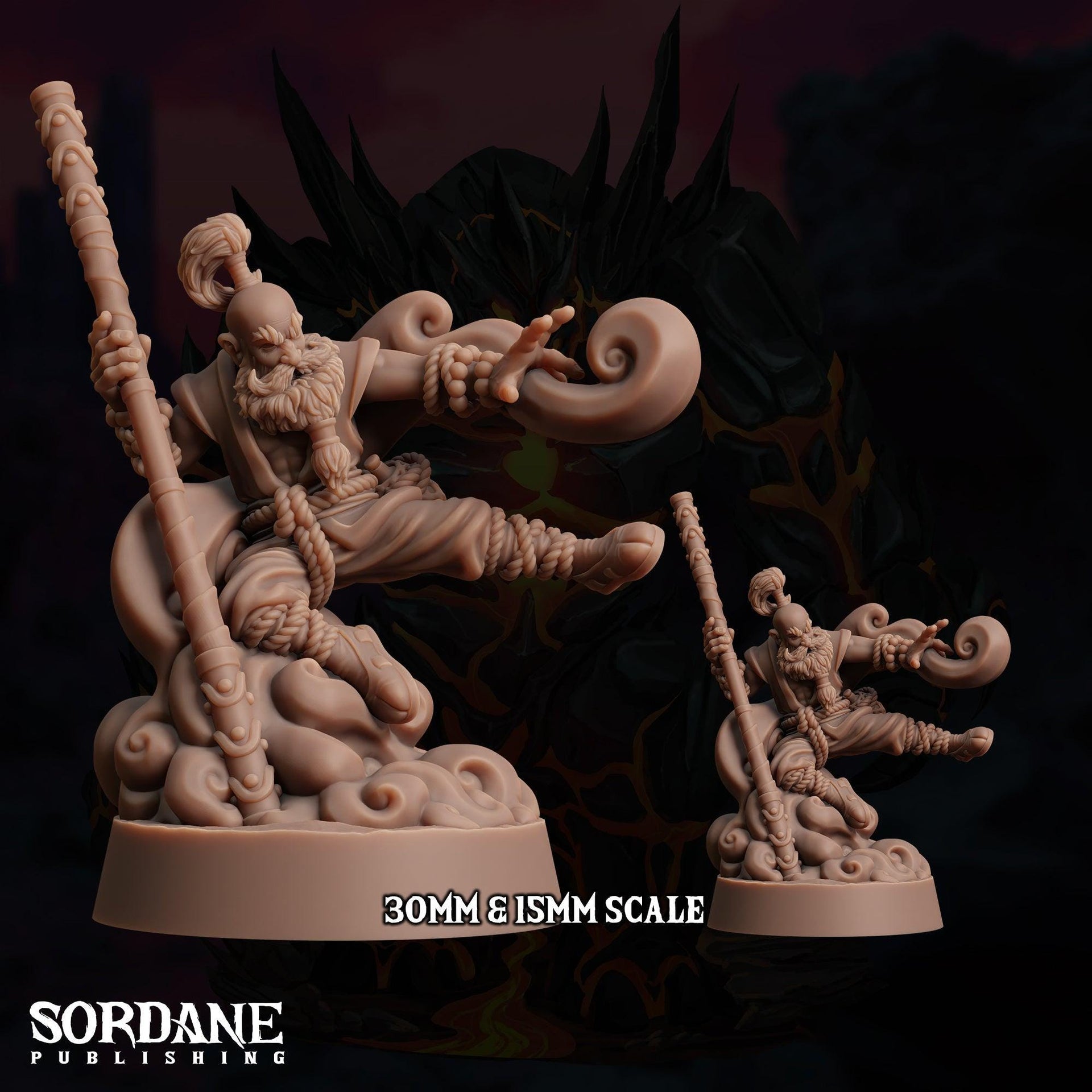 Astrar Dwarf Sky Monk - Sordane Publishing | 28mm and 32mm | Wargaming | DnD | Tabletop Roleplaying
