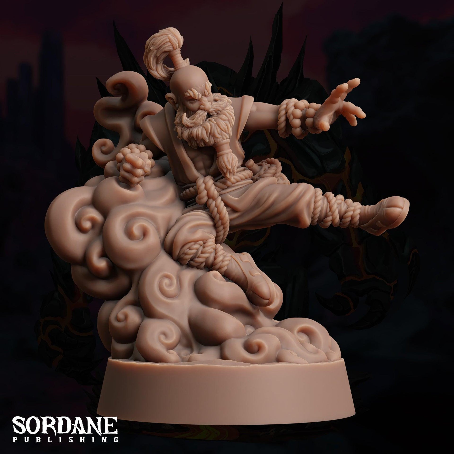 Astrar Dwarf Sky Monk - Sordane Publishing | 28mm and 32mm | Wargaming | DnD | Tabletop Roleplaying