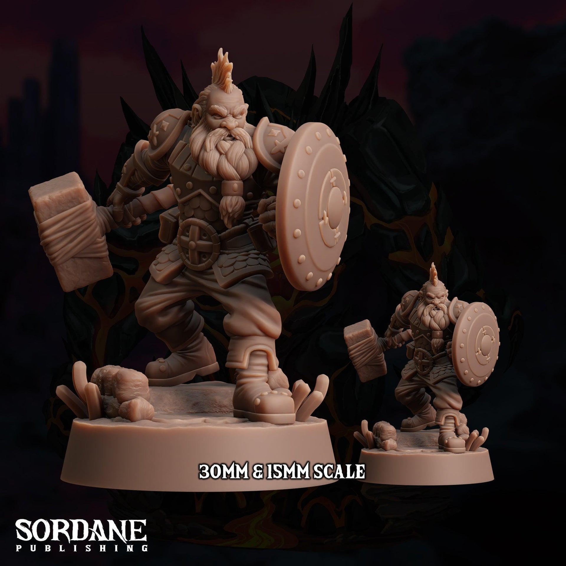 Astrar Dwarf Sky Fighter- Sordane Publishing | 28mm and 32mm | Wargaming | DnD | Tabletop Roleplaying