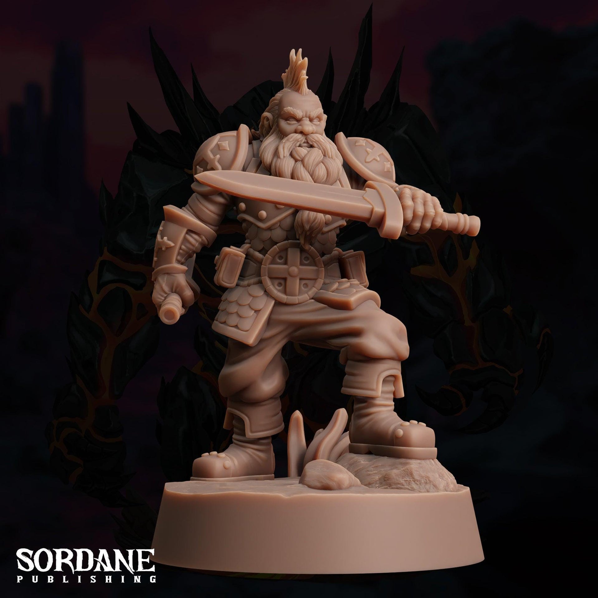 Astrar Dwarf Sky Fighter- Sordane Publishing | 28mm and 32mm | Wargaming | DnD | Tabletop Roleplaying