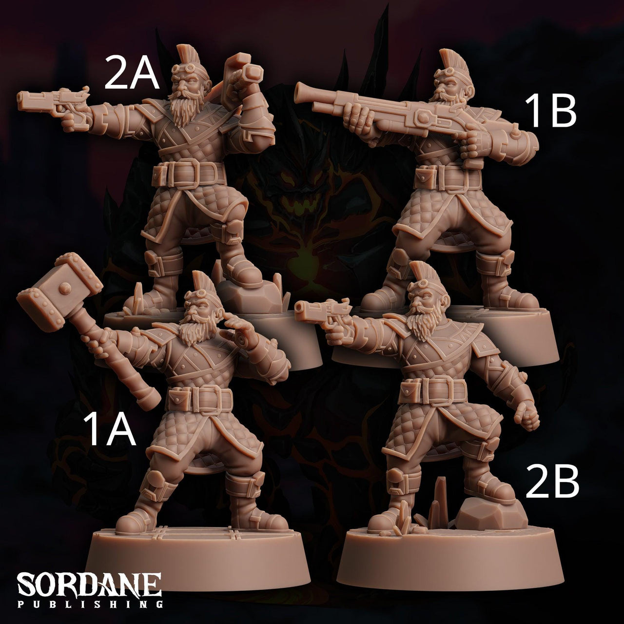 Astrar Dwarf Sky Artificer- Sordane Publishing | 28mm and 32mm | Wargaming | DnD | Tabletop Roleplaying